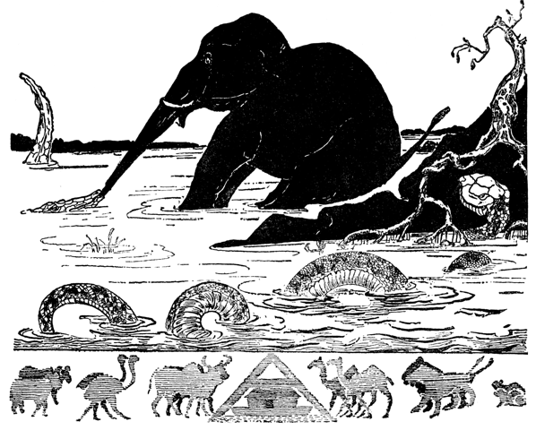 Illustration at p 73 in Just So Stories c1912