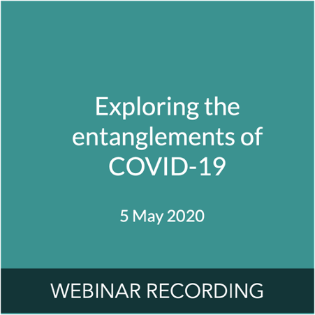 Exploring the entanglements of COVID-19